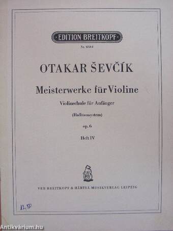 Meisterwerke für Violine Heft IV.