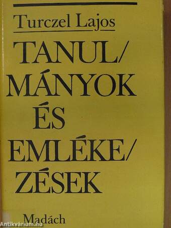 Tanulmányok és emlékezések