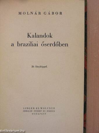 Kalandok a braziliai őserdőben