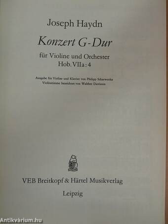 Konzert G-Dur