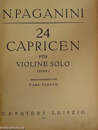 24 Capricen für Violine Solo