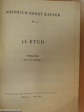 36 etud Op. 20