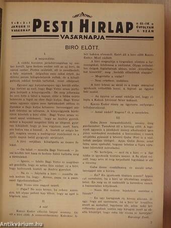 A Pesti Hirlap Vasárnapja 1931. (nem teljes évfolyam)