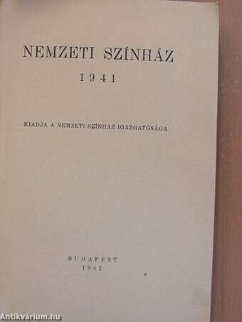 Nemzeti Színház 1941