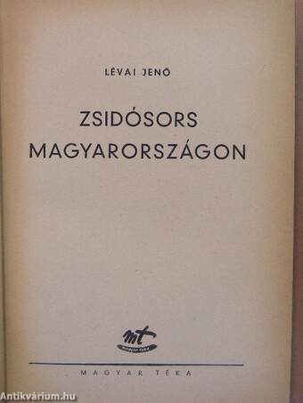 Zsidósors Magyarországon