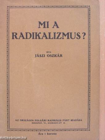 Mi a radikalizmus?