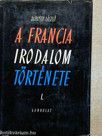 A francia irodalom története I. (töredék)