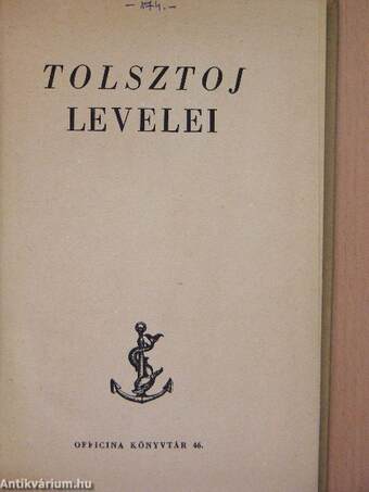 Tolsztoj levelei