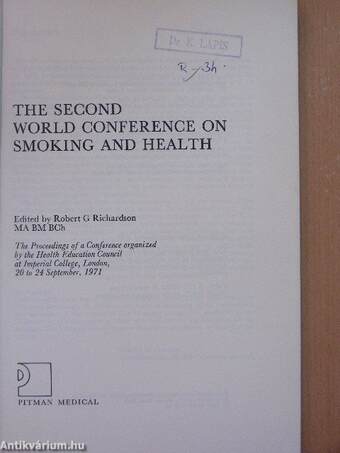 The Second World Conference on Smoking and Health