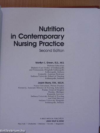 Nutrition in Contemporary Nursing Practice