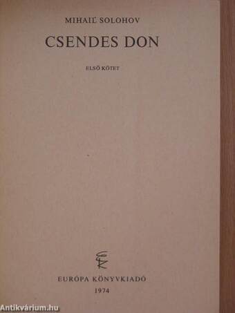 Csendes Don I-IV.