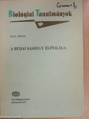 A budai Sashegy élővilága