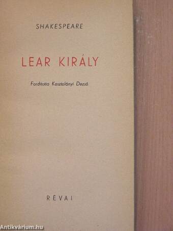 Lear király