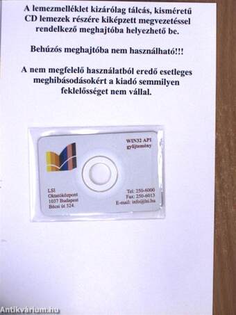 WIN32 API Windows programozóknak - CD-vel