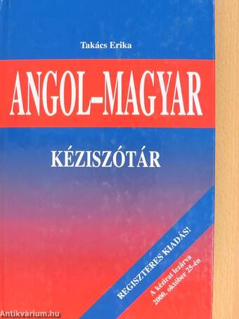 Angol-magyar kéziszótár