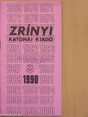 Zrínyi Katonai Kiadó 1990