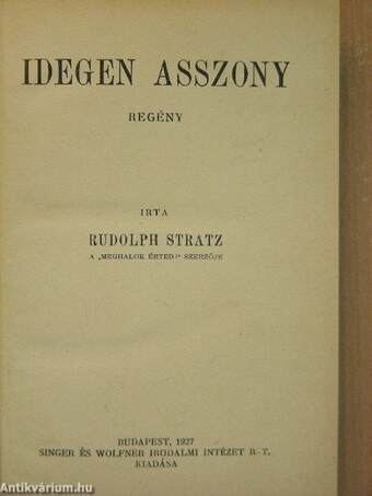 Idegen asszony