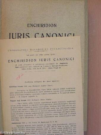 Enchiridon Iuris Canonici