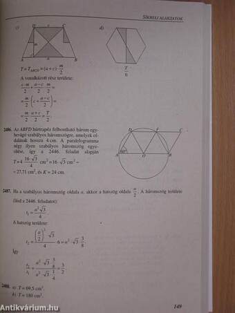 Matematika megoldások II. (töredék)