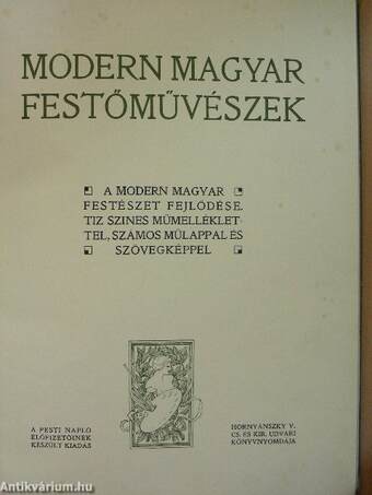 Modern magyar festőművészek