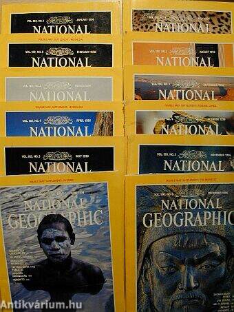 National Geographic January-December 1996.