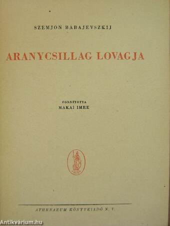 Aranycsillag lovagja