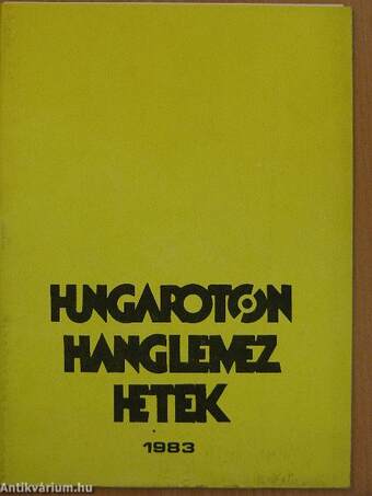 Hungaroton Hanglemez Hetek 1983. szeptember 16-október 1.