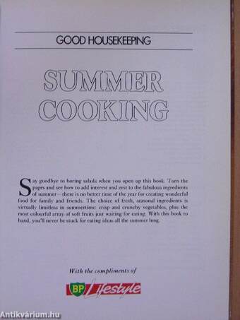 Summer Cooking