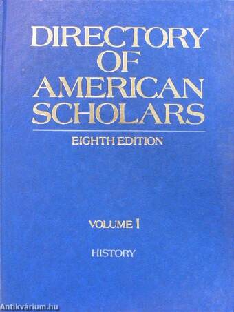 Directory of American Scholars I.