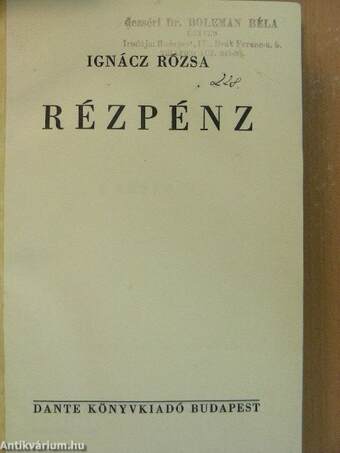 Rézpénz