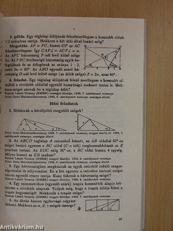 Szakköri feladatok matematikából 7-8. osztály