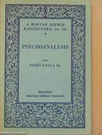 Psychoanalysis