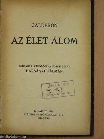 Az élet álom