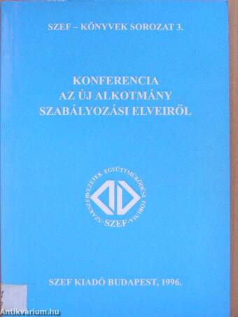 Konferencia az új alkotmány szabályozási elveiről 1996. április 25.