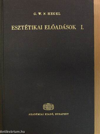 Esztétikai előadások I-III.