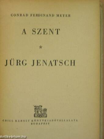 A szent/Jürg Jenatsch