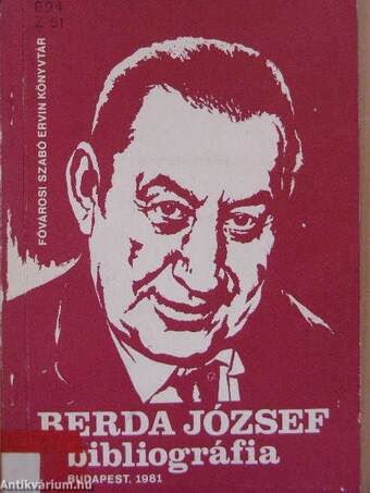 Berda József bibliográfia