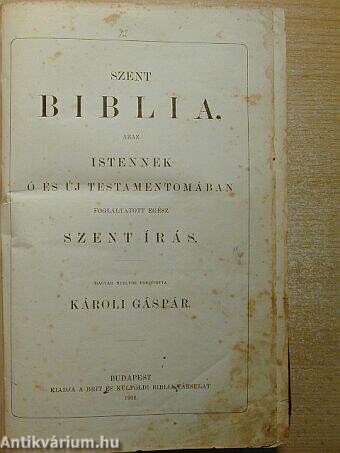 Szent Biblia