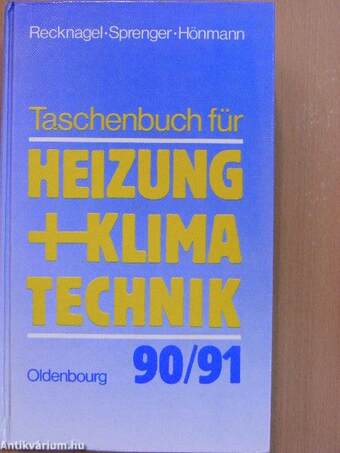 Taschenbuch für Heizung und Klimatechnik 90/91