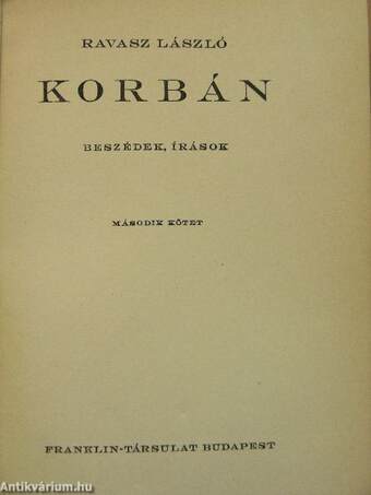 Korbán II. (töredék)