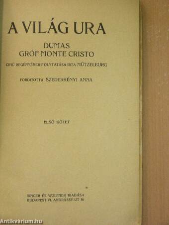 A Világ Ura I-IV.