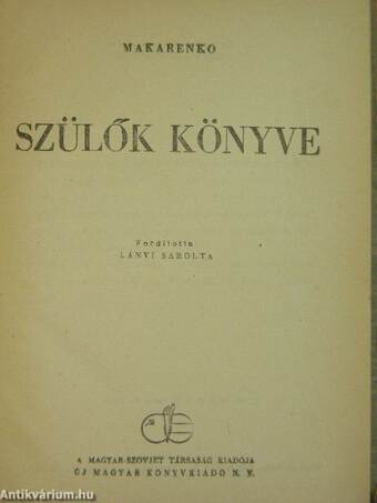 Szülők könyve