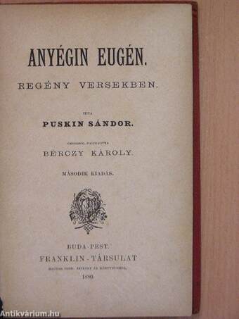 Anyégin Eugén