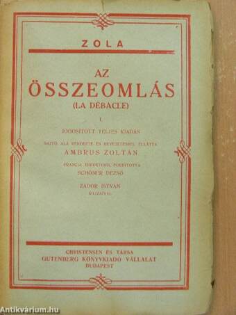 Az összeomlás I-IV.