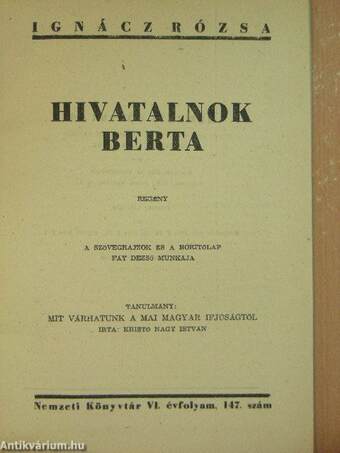 Hivatalnok Berta