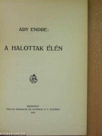 A halottak élén