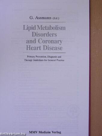 Lipid Metabolism Disorders and Coronary Heart Disease