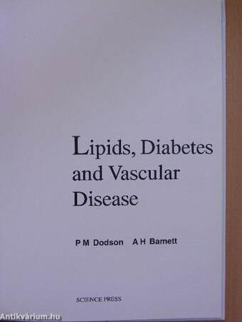 Lipids, Diabetes and Vascular Disease