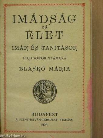 Imádság és élet