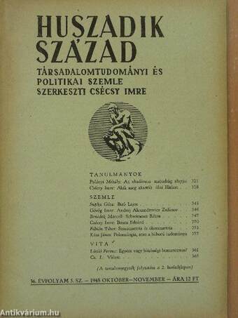 Huszadik Század 1948. (nem teljes évfolyam)